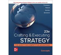 Crafting and Executing Strategy: Concepts ISE