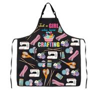 Crafting Apron Crafting Inspired Gift Tailors Apron Quilting Gift Craft Lover Gift Just A Girl Who Loves Crafting (CRAFTING apron uk)