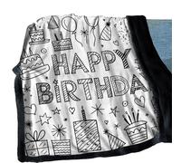 Crafting Coloring Blanket - Washable Comfortable,Markers Coloring Blanket,for Art Lovers Family Classmates Girls Classroom Party Living Room Camping