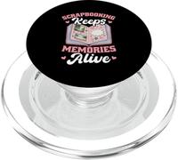 Crafting Crafty Hobby Scrapbooking Keeps Memories Alive PopSockets PopGrip for MagSafe