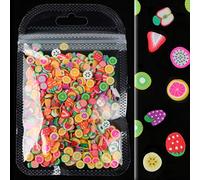 Crafting Epoxy Resin Filler Nail Art 3D Tiny Mixed Fruits Candies Slices Assorted Pieces Colorful Charms Moule Époxy Moulle Silicone Patisserie De Bijoux En Resine Pour Resine Financier Une