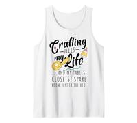 Crafting Fills My Life Tank Top