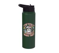 Crafting I Can Totally Make that Craft Crafty Funny Crafter Stainless Steel Insulated Water Bottle