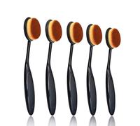 Crafting Ink Blending Brush Set 5 Pcs Wide Application Assortment Crafter Soft Handel Blending Brushes for Crafts,Black