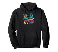 Crafting Is My Cardio Funny Knitter Quilter Scrapbook Pullover Hoodie