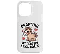 Crafting My Perfect Stick Horse Cute Pony Crafter Case for iPhone 14 Pro Max