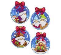 Crafting Spark Counted Cross-Stitch Kit - Gnomes in a Bauble 205CS