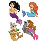 Crafting Spark Counted Cross-Stitch Kit "Mermaids" 171CS