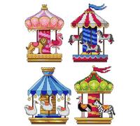 Crafting Spark Counted Cross-Stitch Kit - Merry-go-Rounds 203CS