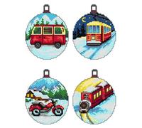 Crafting Spark Counted Cross Stitch kit with Plastic Canvas Christmas - Landscapes 191CS