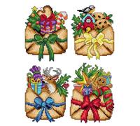 Crafting Spark Counted Cross Stitch kit with Plastic Canvas Christmas Letters 180CS