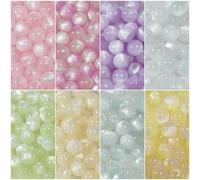 Crafting Supplies Round Resin Beads Imitation Stones for Accessories Design Artisanal Round Beads for Accessories