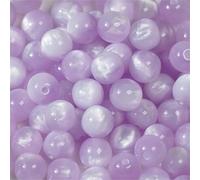 Crafting Supplies Round Resin Beads Imitation Stones for Accessories Design Shimmering Resin Beads Collection