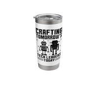 Crafting Tomorrow's Tech Leaders Today Robotics Teacher Stainless Steel Insulated Tumbler