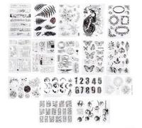 Crafting with Clear Rubber Stamps Enhance Your Scrapbook and Card Making Experience with Precise Impressions (H)
