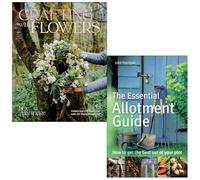 Crafting With Flowers By Bex Partridge & The Essential Allotment Guide By John Harrison 2 Books Collection Set