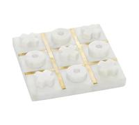 Crafting with Love a Beautiful Marble tic tac Toe / Home décor with 9 Coins , Size : 6" x 6"