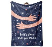 Craftique Get Well Soon Gifts for Women Men, Healing Blanket with Letter Print, Thinking of You Gifts, Birthday Gifts for Friends, Sister, Daughter, Flannel Throw Blankets 50'' x 60''
