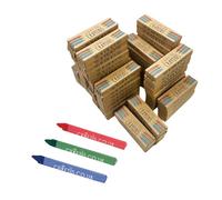 Craftis Triangular Crayons for Kids - 200 Boxes of Mixed Coloured Crayon Set, 600 Crayons Total - Perfect For Restaurants, Schools or Party Bag Fillers - 3 Triangular Colours Per Box