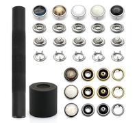 CRAFTMEMORE Snap Fastener Setting Tool for Pearl Snap Ring Fastener Buttons - Snaps NOT Included (Prong Snap Setter)
