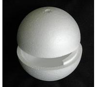 Craftmill 50cm / 500mm Large Hollow Polystyrene Ball, Sphere - Box of (2)