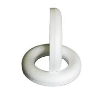 Craftmill Half Rounded Polystyrene Ring/Wreath 35cm (350mm) - Box of (1)