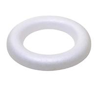 Craftmill Half Rounded Polystyrene Rings/Wreaths 12cm (120mm) - Box of (50)
