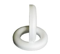 Craftmill Half Rounded Polystyrene Rings / Wreaths 25cm (250mm) - Box of (5) by Smithers Oasis