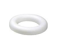 Craftmill Half Rounded Polystyrene Rings/Wreaths 25cm (250mm) - Box of (8)