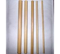 Craftmill Pack of 3 Wooden Dowels 60cm Long - Choose Your Width - Ideal for Craft, Hobbies, DIY, Sweet Trees, Kits (60cm x 12mm)