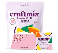 Craftmix Cocktail Mix Passionfruit Paloma Flavor, Skinny, Natural, Low Sugar Low Calorie, Keto, Non GMO, Low Carb Craft Drink Mixer Set, Home Kit For Parties, Liquor, Non Alcoholic Mocktails (12 Pack)