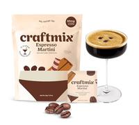 Craftmix Espresso Martini Cocktail & Mocktail Drink Mixer, Skinny Mixes - Water Flavoring Packets - Made With Real Coffee Beans - Vegan, Low-Carb, Low-Sugar, Non-GMO, Dairy Free, Gluten Free, 12 Pack