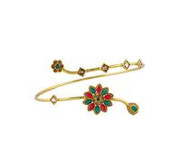 Craftopia Overseas Multi Colour Gold Finish Hand Bajuband for Girls/Women Traditional Elegance: Adorn your arms with our stunning Bajuband collection.