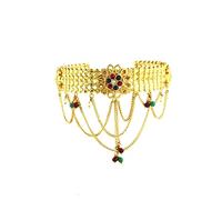 Craftopia Overseas Multi Colour Studded Shimmering Stone Traditional Bajuband,Armlets For Women & Girls Adjustable Comfort: Designed for a perfect fit, our Bajubands are comfortable for all-day wear.