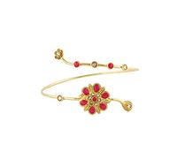 Craftopia Overseas Pink Colour Gold Finish Designer Bajuband for Girls/Women Bohemian Armlets: Embrace your free spirit with our unique Boho-inspired designs.