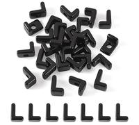 Craftora 30Pcs 20mm Black Large Letter Beads, Acrylic Big Alphabet Beads, Chunky Initial Letter L Bead with Large Hole for Friendship Bracelets Keychain Bag Charms Shoelaces