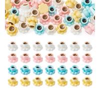 Craftora 40 Pcs Resin Coffee Cup Charms Mini Caffe Latte Pendants Cute Colorful 3D Imitation Drink Ornament for DIY Crafts Keychain Jewellery Making