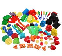 Craftplay Bumper Mark Making Set | 83 Unique Paint Mark Making Tools | Kids Painting Set