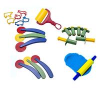 Craftplay Bumper modelling play set | includes 20 tools | Great for dough, clay, cooking & even sand art!