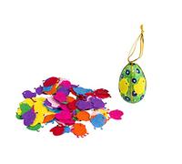 Craftplay Felt crafting shapes | Pack of assorted colours | Pack of 300 mixed felt shapes