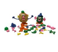 Craftplay Plastic dough/potato people Age 3+ shapes | Pack of 52 face/body features | Make your own potato/dough person | Mr. potato head shapes, Multicolor
