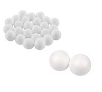 Craftplay Polystyrene balls | White | 2 cm Diameter | Poly spheres | Pack of 50