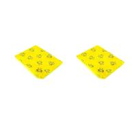 Craftplay Splashmat/Table covering - 1.5m x 1.5m - Yellow - Great for messy activities - Strong waterproof plastic - Easy to clean! (Pack of 2)
