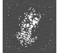 CrafTreat Reusable Grunge Texture Stencils for Painting on Wood, Canvas, Paper, Fabric, Floor, Wall and Tile - 6x6 Inches - DIY Art and Craft Stencils