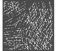 CrafTreat Reusable Pattern Stencils for Painting on Wood, Canvas, Paper, Fabric, Floor, Wall and Tile - Scratches - 6x6 Inch - DIY Art and Craft Stencils - Concrete Stencils Patterns