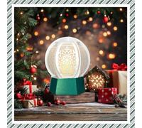 CrafTreat Snowglobe Paper Lantern DIY Craft Kit | Easy to Assemble Reusable Christmas Paper Lantern Decoration | Festive Holiday Home Décor & Handmade Gift Idea