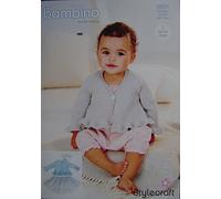 CRAFTROOM Knitting - 2 Easy Designs Knitting Pattern for Baby Cardigans in DK Sizes 14-22" Chest - Stylecraft 9501