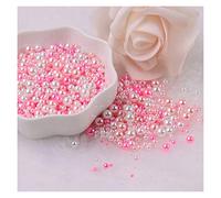 Crafts Faux Pearls, ABS Plastic Imitation Pearl Beads No Hole Multicolor 1.5-8mm Jewelry Making DIY Pack of 700(108,Mix 1.5 5mm 500)