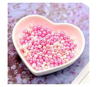 Crafts Faux Pearls, Acrylic Imitation Flatback Pearl Beads No Holes Multicolor 2-5mm Jewelry Making DIY Crafts 10g(108)
