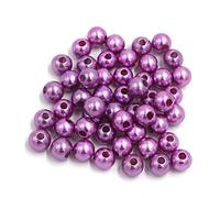 Crafts Faux Pearls, Acrylic Imitation Pearls for Jewelry Making and Crafts 4mm Multicolor Pack of 300 Pieces(108)